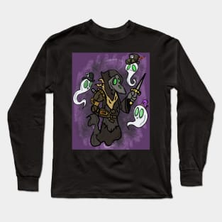 Ghostly Plague Doctor Long Sleeve T-Shirt